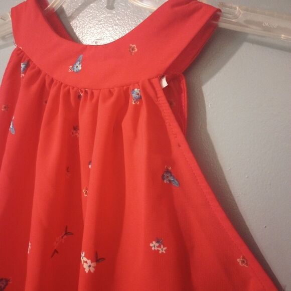 Janette Plus halter tunic/mini dress with floral print - Picture 4 of 11